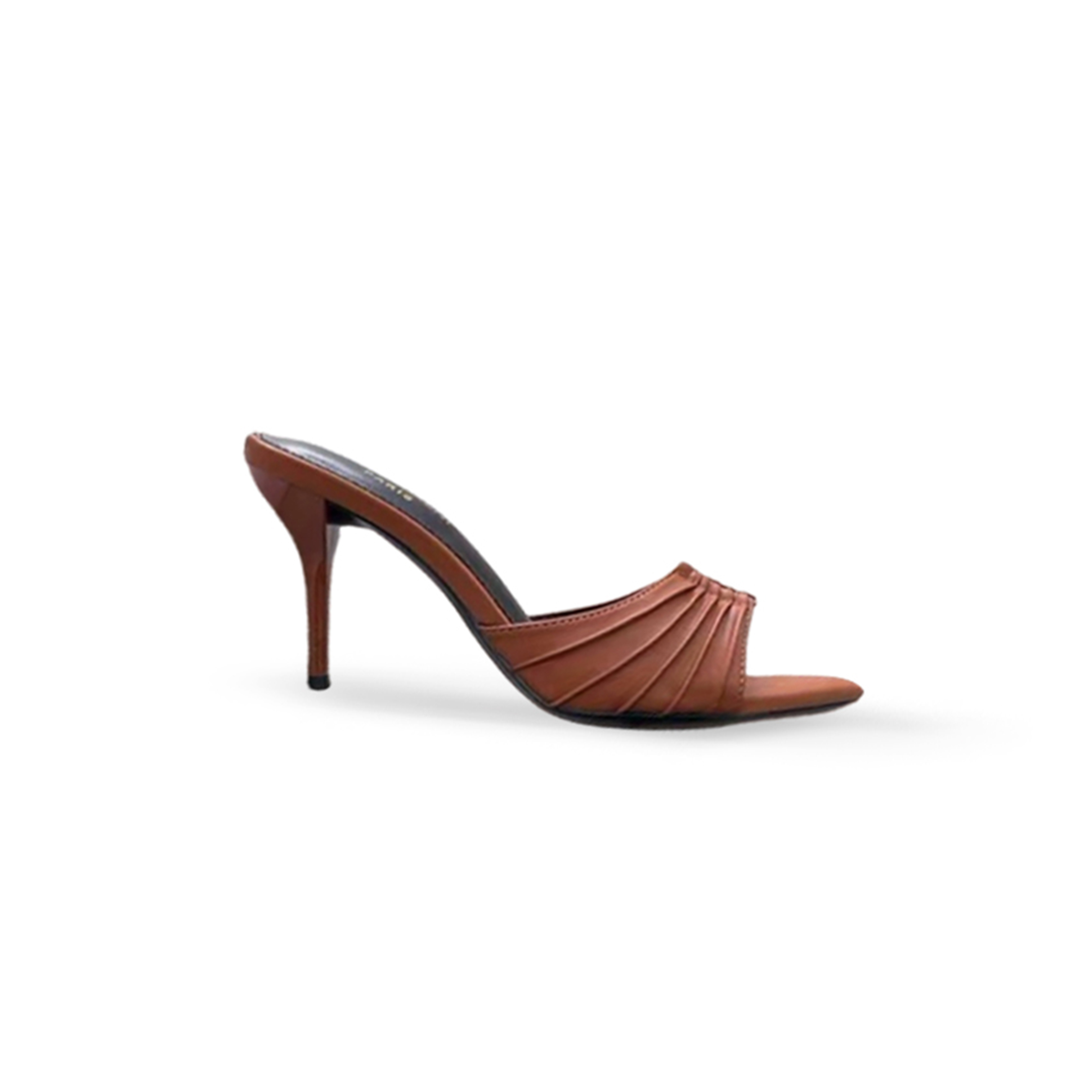 Y51 babylone mules in smooth leather